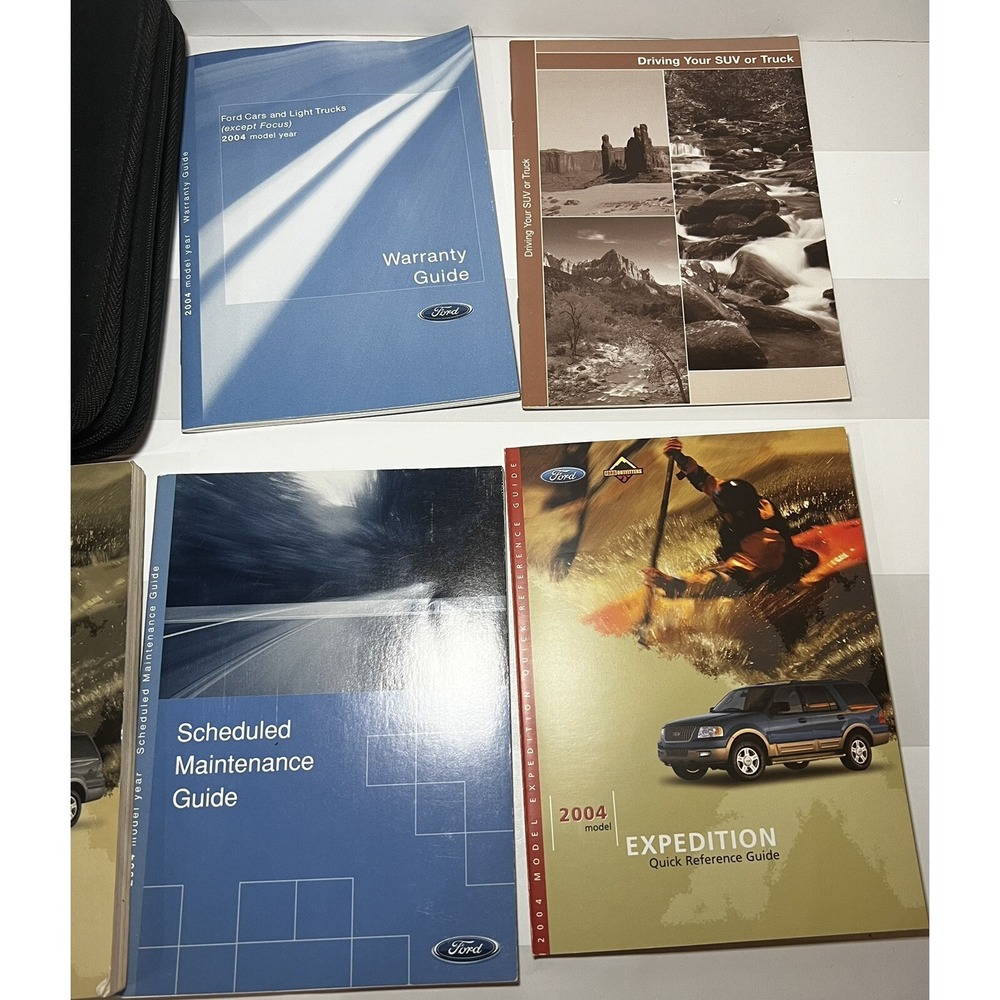 2004 Ford Expedition owners manual reference with case